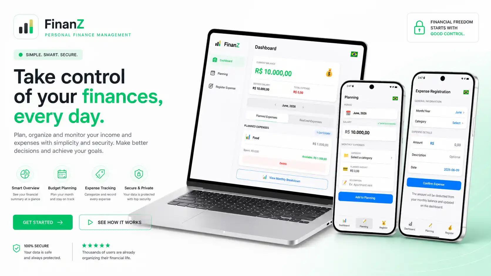 Aplicativo - FinanZ React Native